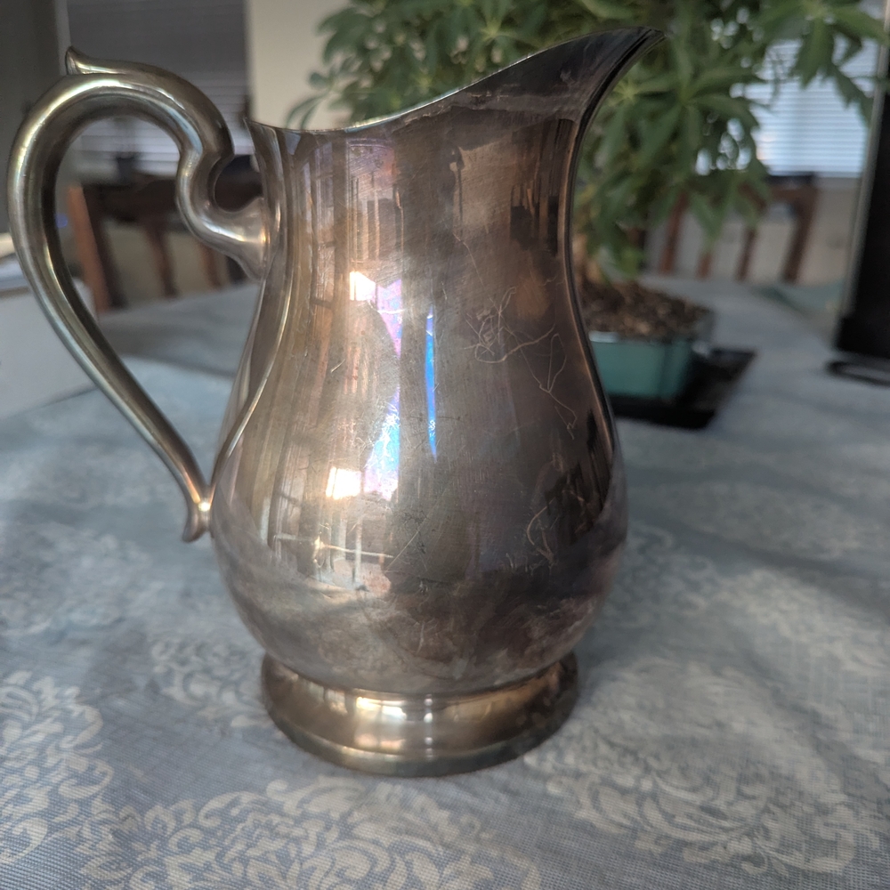 Elegant Silver Pitcher